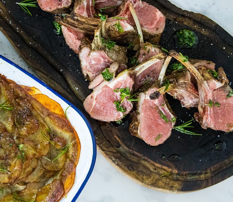 lamb rack recipe