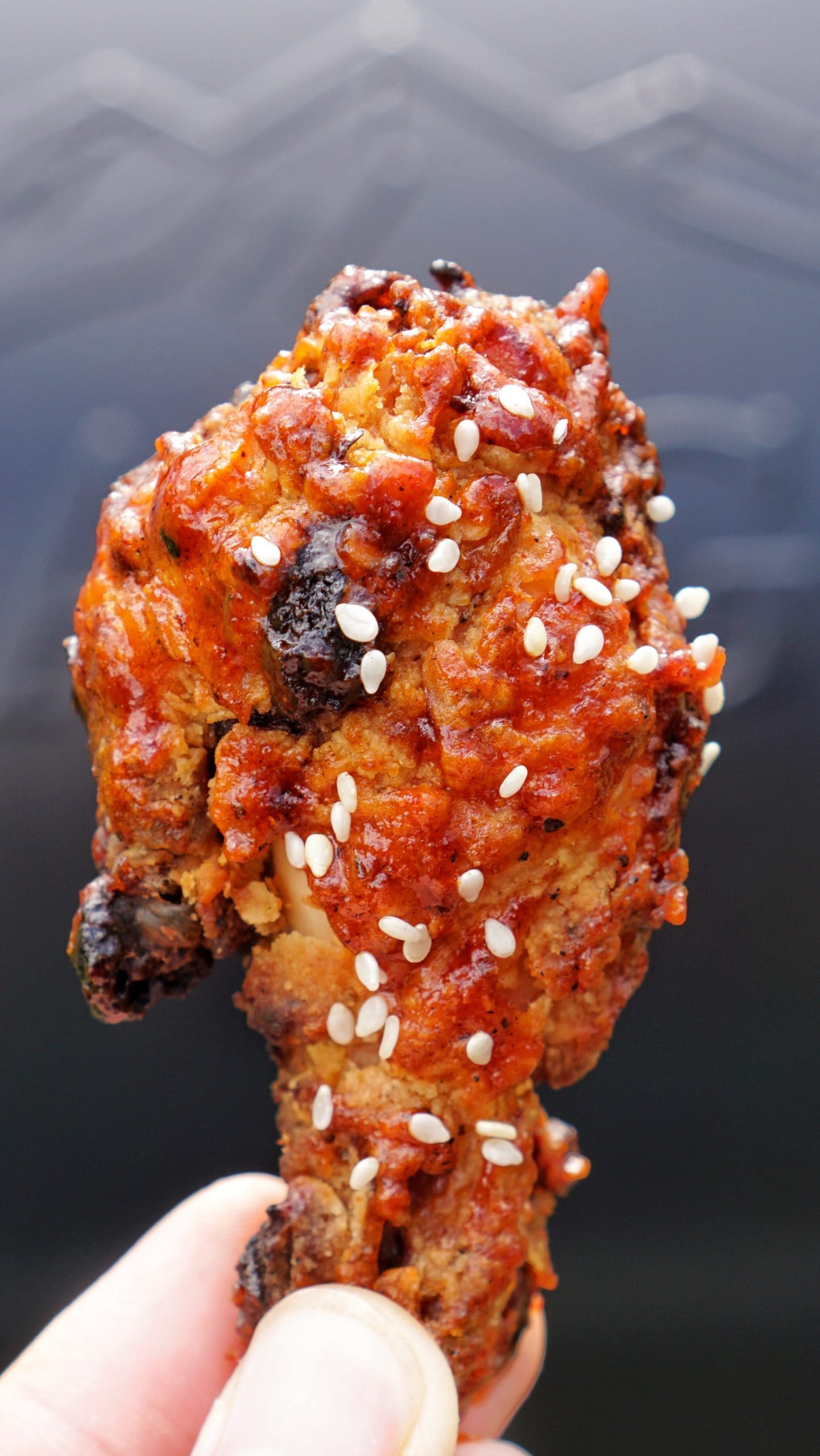 Awesome Chicken Wings With Gochujang And Buffalo Sauce Recipe - Tom's ...